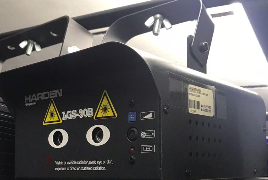LUZ DESTELLADORA LASER DMX PROFESIO LGS-90B