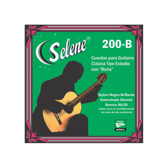 ENCORDADURA JGO. NEGRA C/BORLA SEL 200B