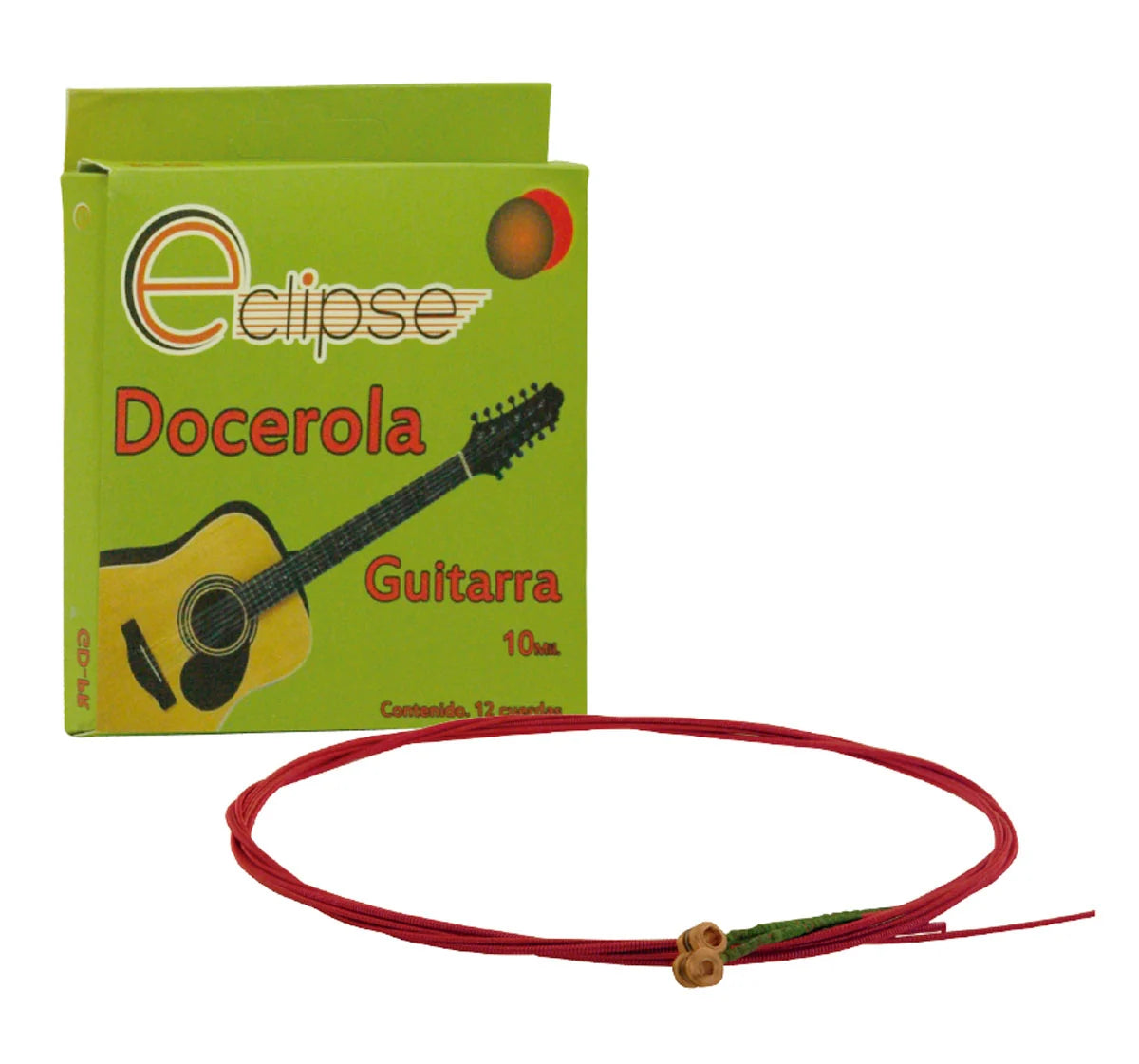 JGO 12 CUERDAS ROJAS P/DOCEROLA GD-PR