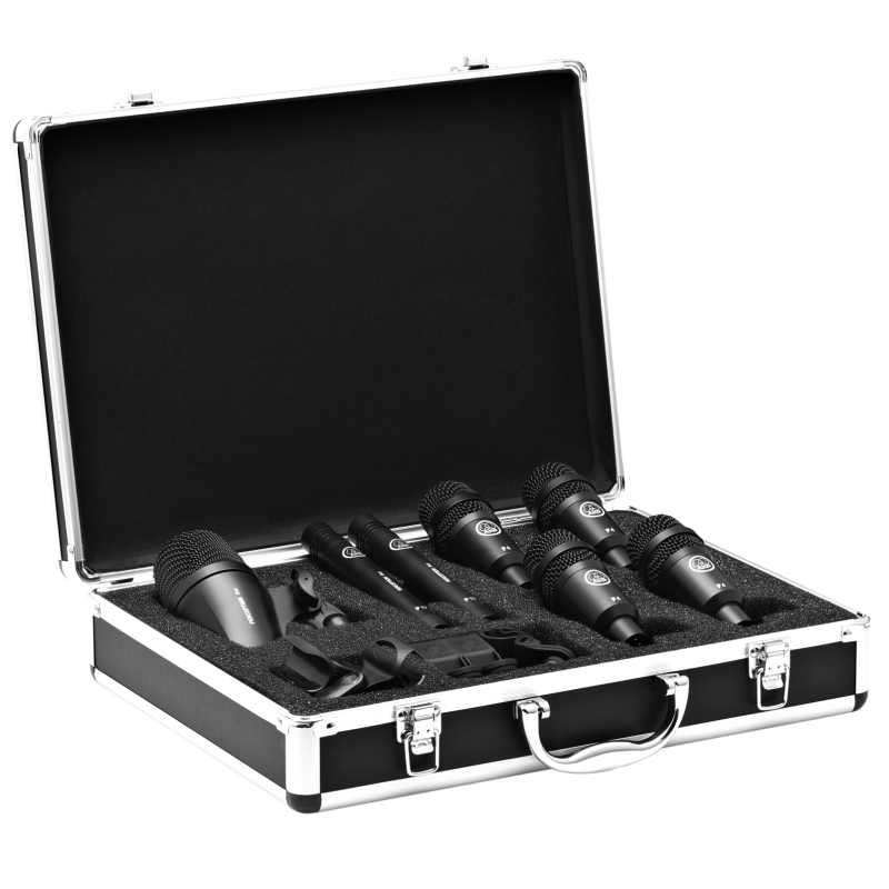 PAQ MIC P/BATERIA 7 PZAS C/ESTUCHE DRUM SET SESSION I