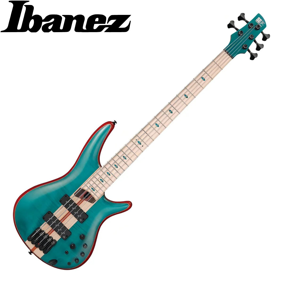 BAJO ELECTRICOIBANEZ SR VERDE MATE CON FUNDA