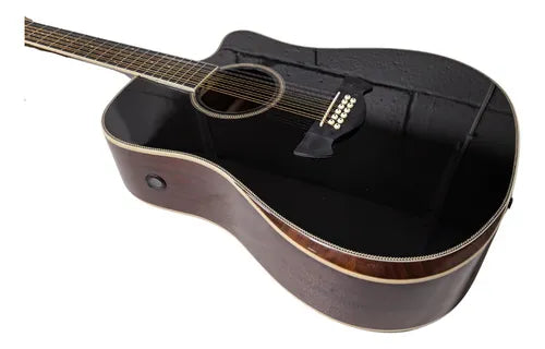 GUITARRA ELECTROACUSTICA 12 CUERDAS TAGIMA TEQ-10 EQ-BK