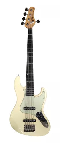 BAJO ELECTRICO 5 CUERDAS BLANCO MOD TW-73-5-OWH-DF-AWH