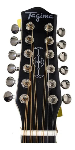 GUITARRA ELECTROACUSTICA 12 CUERDAS TAGIMA TEQ-10 EQ-BK