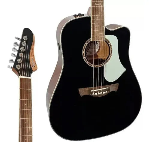 GUITARRA E/ACUSTICA MAQ 6 EN LINEA SWEELL ACERO SWELL-EQ-BK