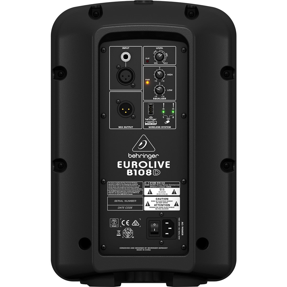 BAFLE BEHRINGER C/PODER MOD.B108D