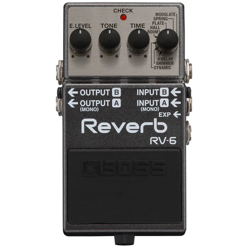 PEDAL COMPACTO DE EFECTOS PARA GUITARRA RV-6(B)