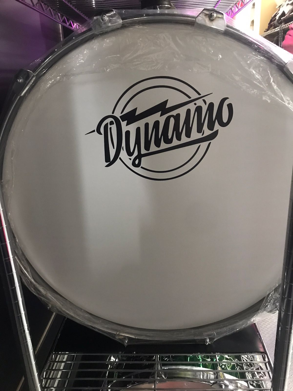 TAMBORA DINAMO GRAVADA 24X22 NEGRA