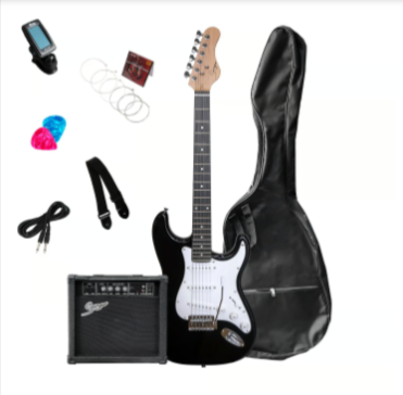 PAQUETE DE GUITARRA ELECTRICA SMIGER L-G1-ST-PACK-BK