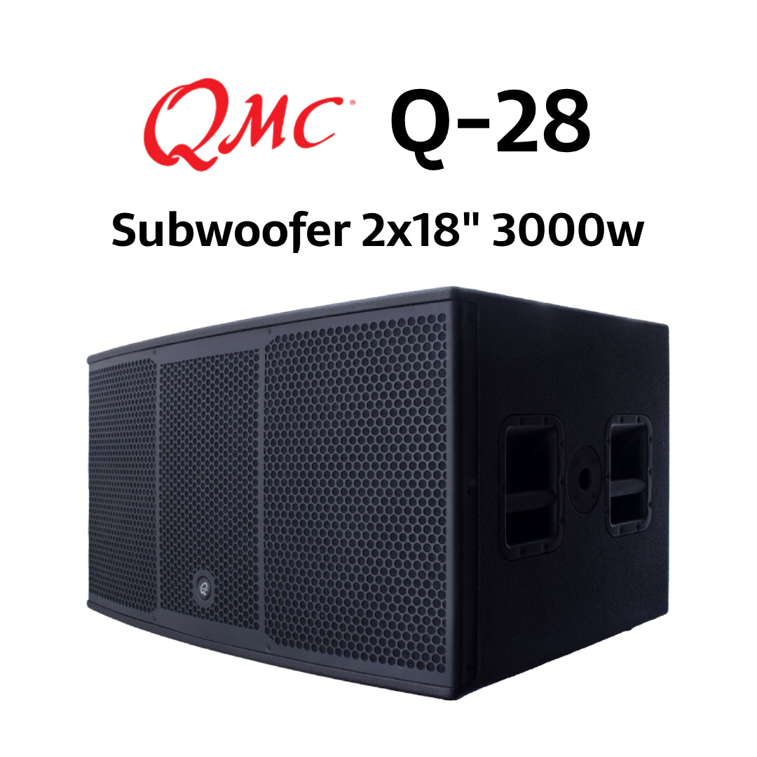 Q-28 TOURING SUBWOOFER ACTIVO DSP,2X18,3000W