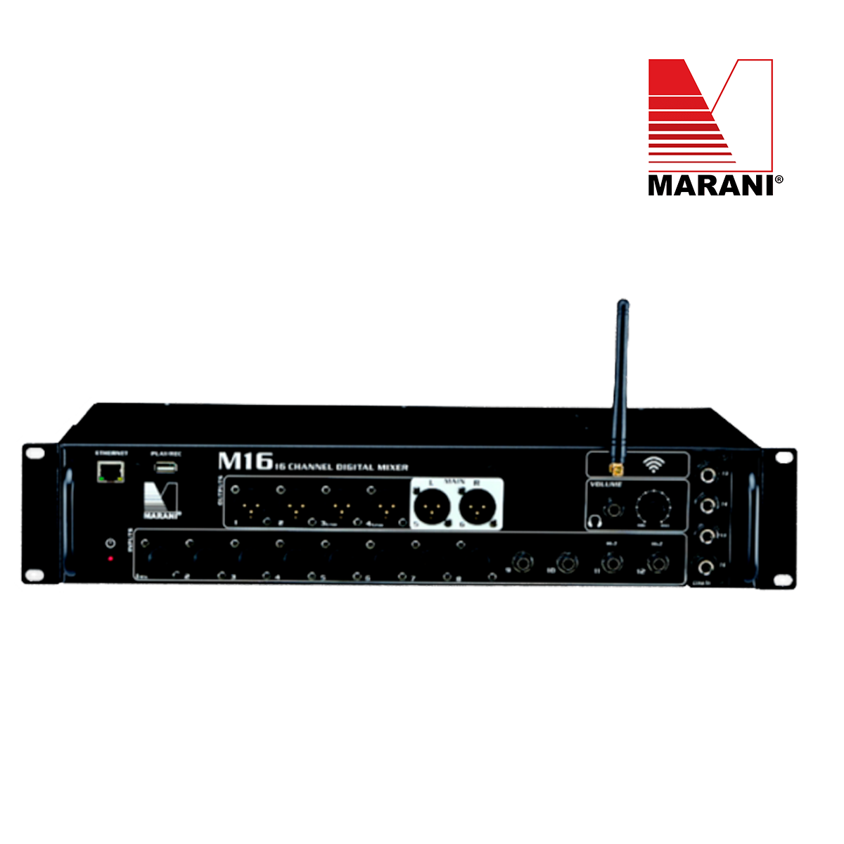 MEZCLADORA DIGITAL DE RACK M16