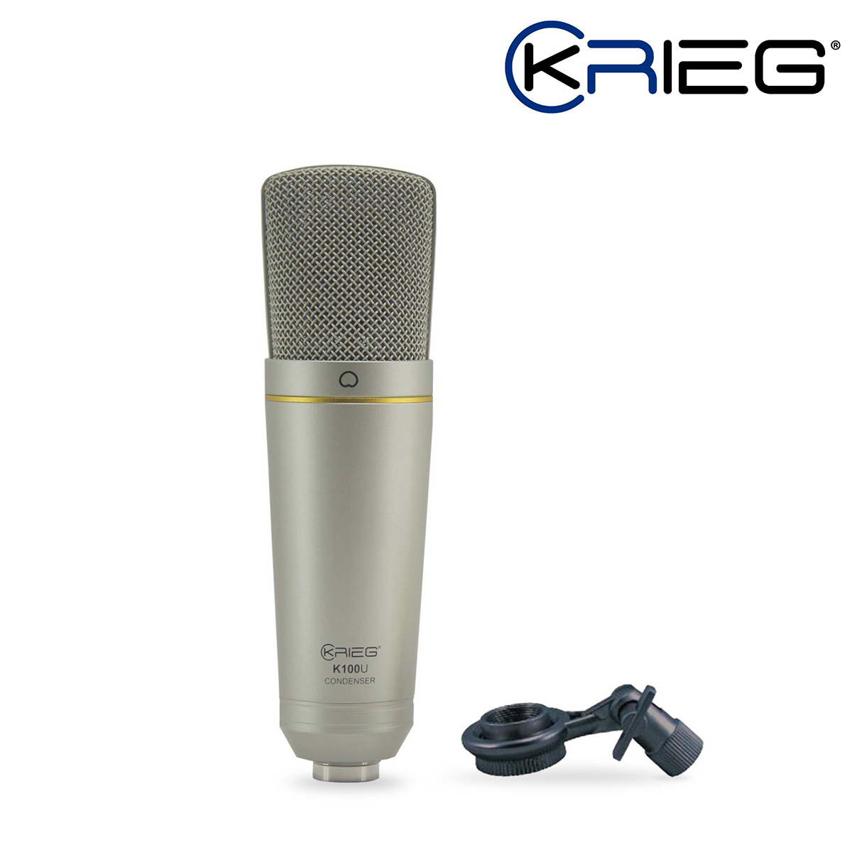 KRIEG, K-100U, MIC. DE COND. DE ESTUDIO, INCLUYE ESTUCHE