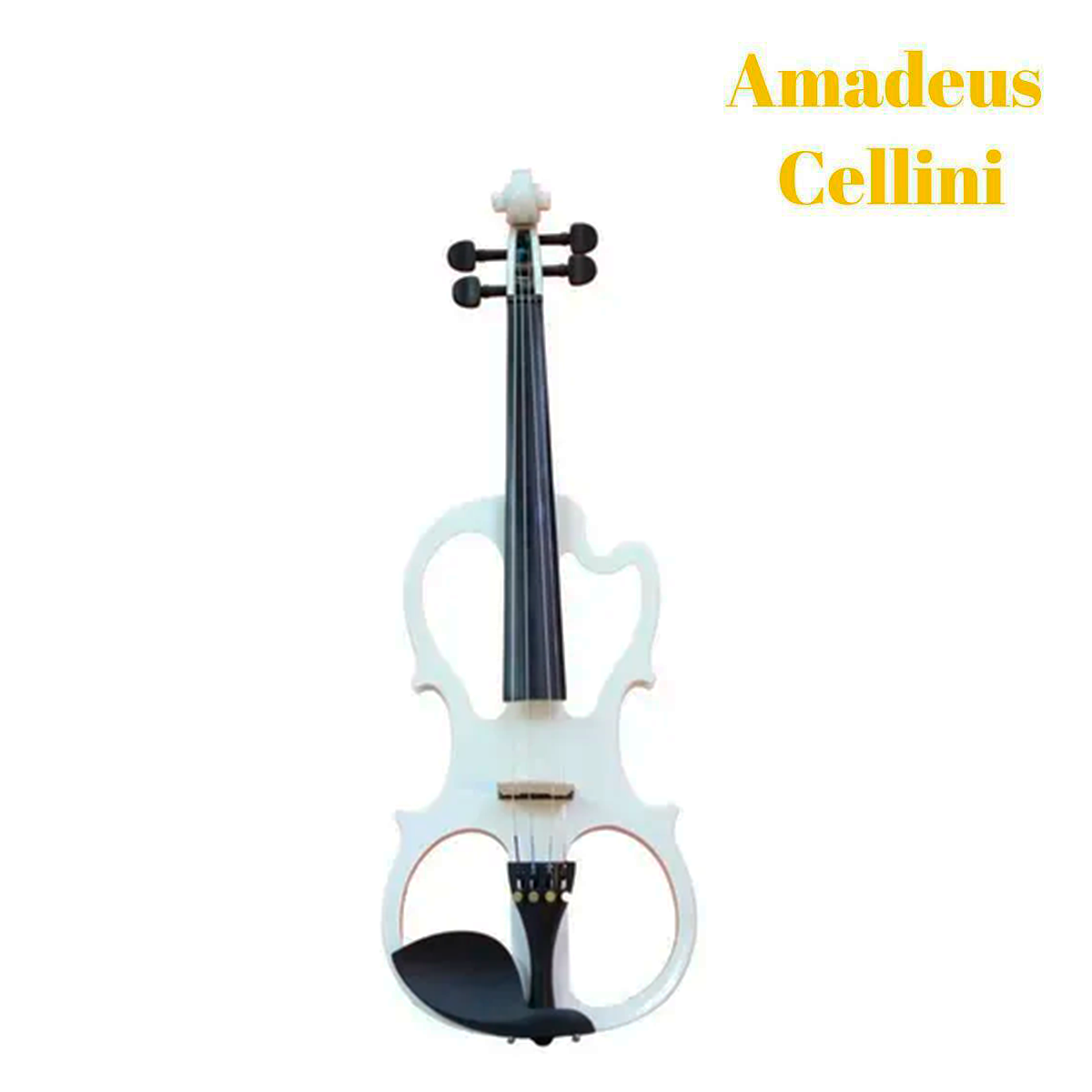 VIOLIN ELECTRICO 4/4COLOR BLANCO MVEP003-WHITE