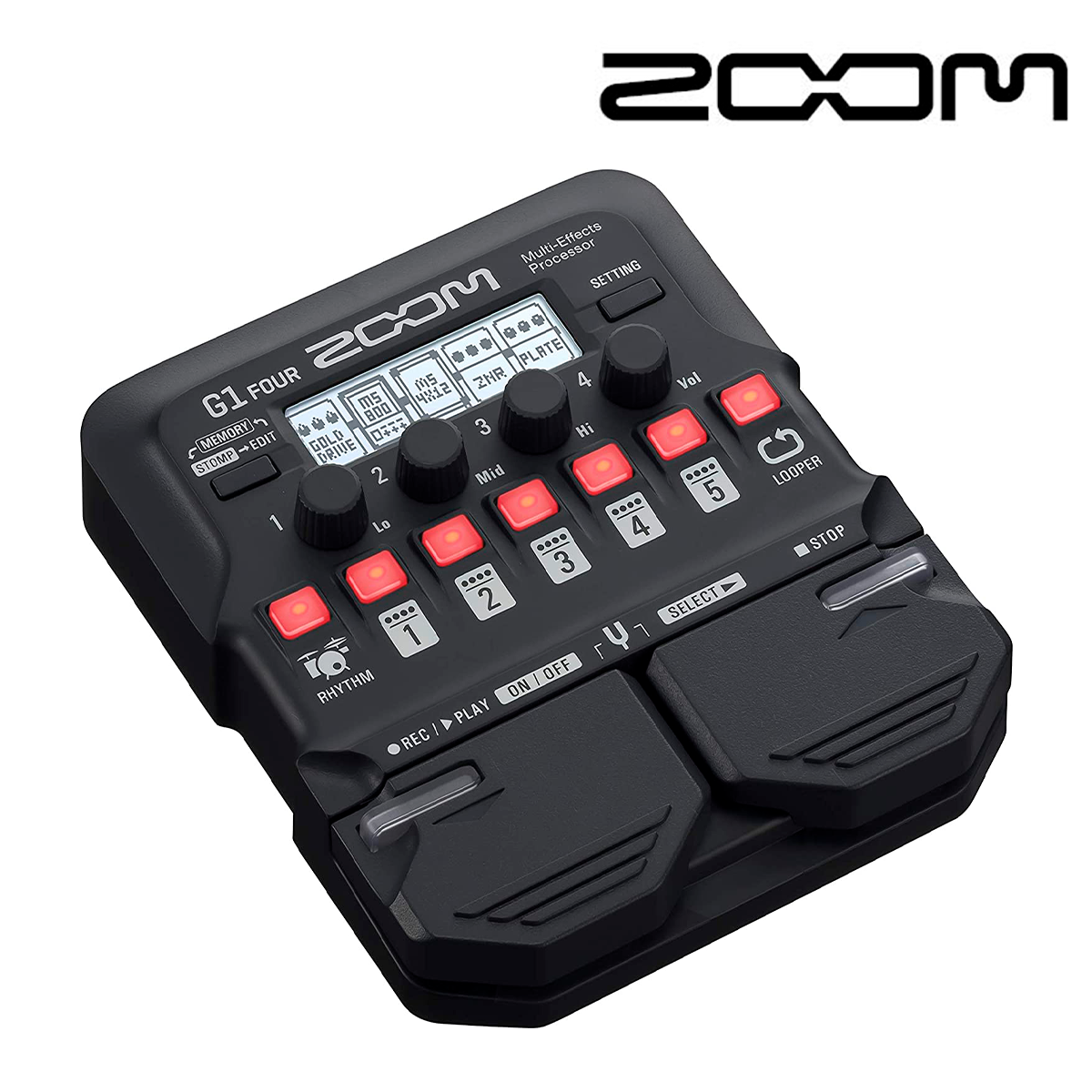 PEDAL MULTIEFECTOS P/GUITARRA ZOOM ZG1XFOUR