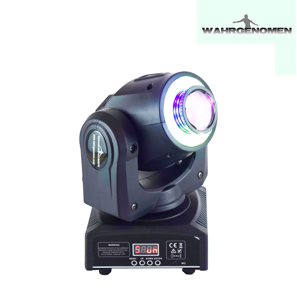 CABEZA MOVIL LED SPOT CON ARO LED LUC-WAH-00013