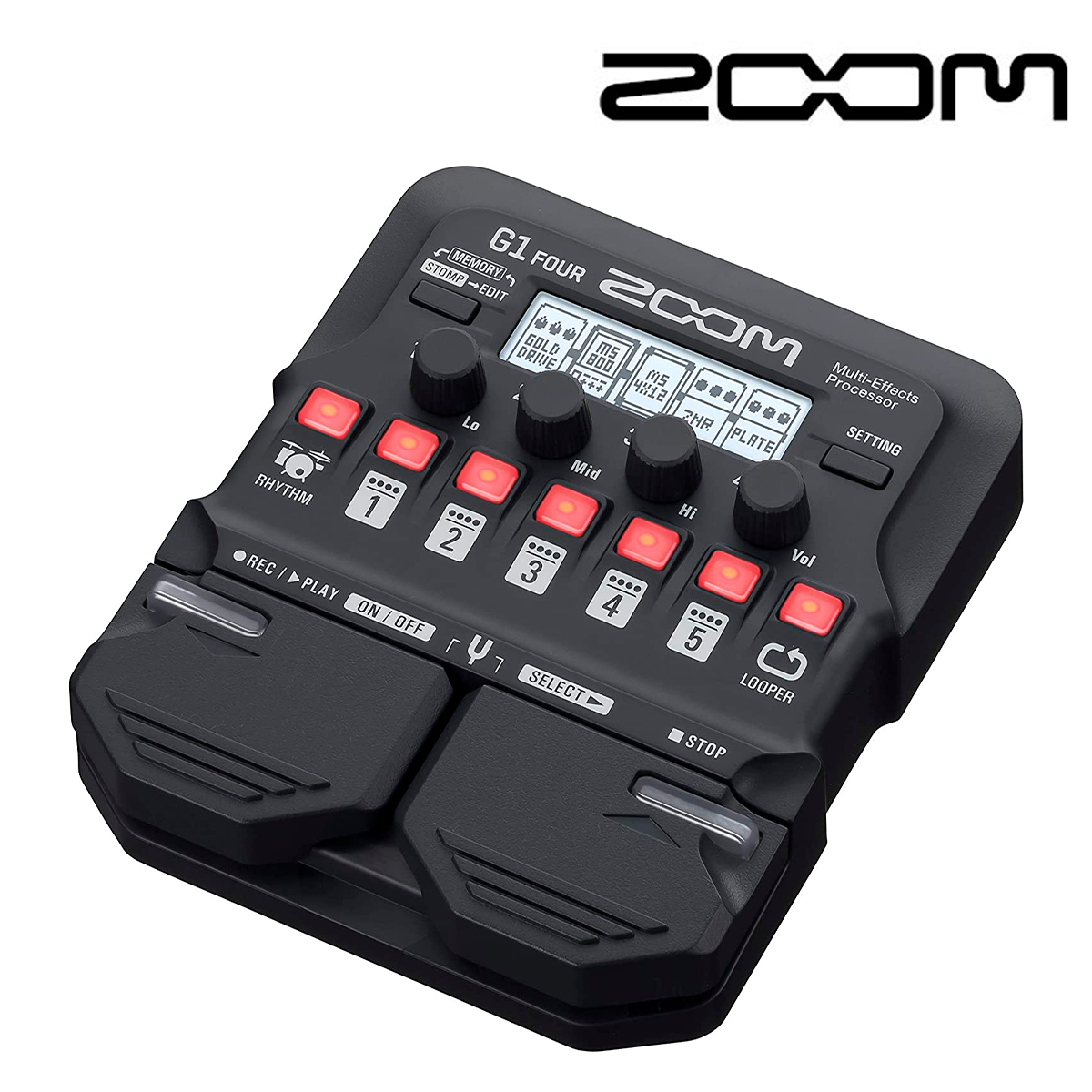 PEDAL MULTIEFECTOS P/GUITARRA ZOOM ZG1XFOUR