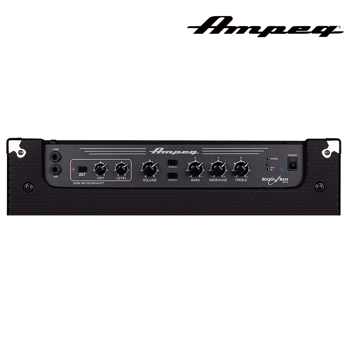 COMBO P/BAJO 200 WATT 1X15" EQ 3-BAND ULTRA HI ULTRA LO SWITCHES AMPEG RB-115 OVERDRIVE Y SALIDA XLR