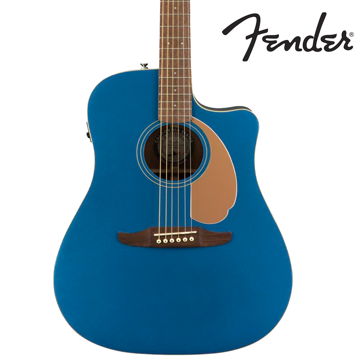 GUITARRA ELECTROACUSTICA FENDER  REDONDO PLYR,BELMONT BLUE WN