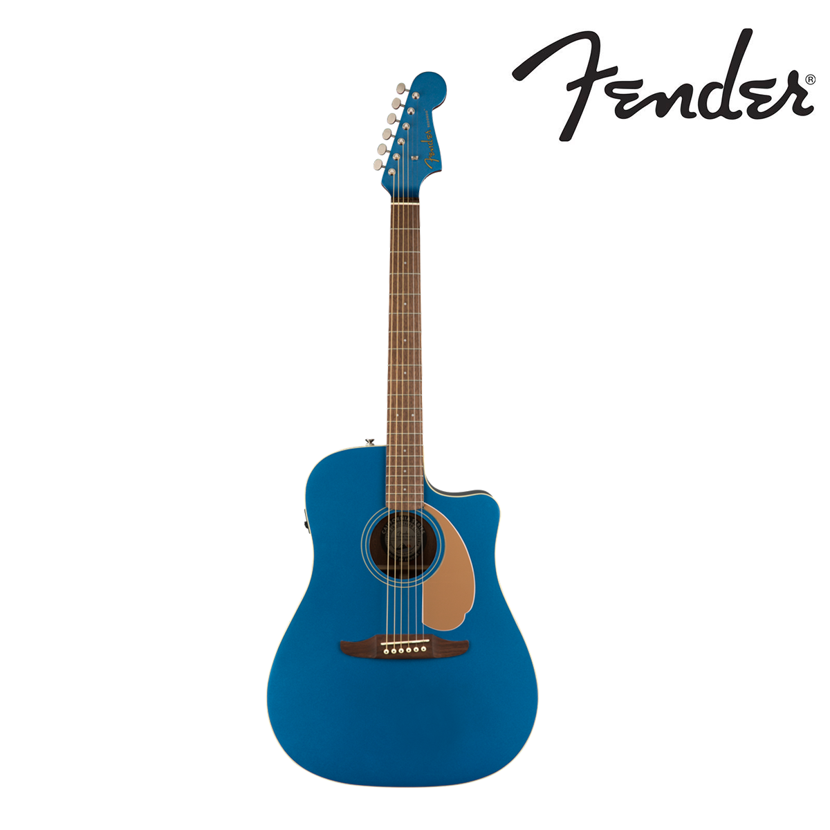 GUITARRA ELECTROACUSTICA FENDER  REDONDO PLYR,BELMONT BLUE WN