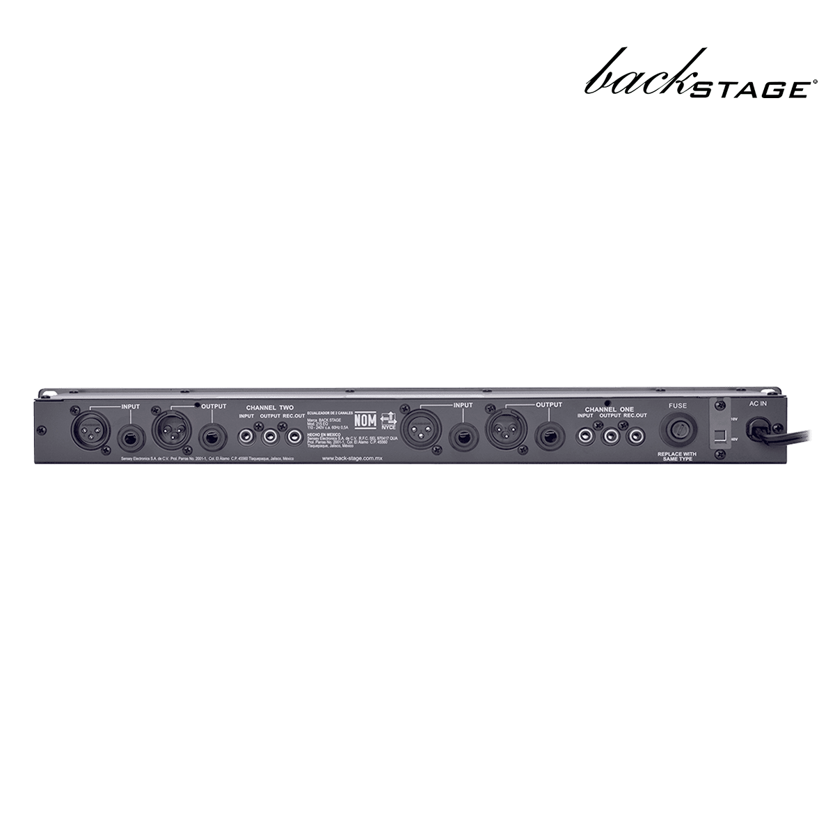 ECUALIZADOR EQ-215 BACK STAGE S.C. EQ-215