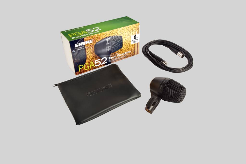 MICROFONO DINAMICO, CABLE XLR Y BOLSA PGA52-XLR