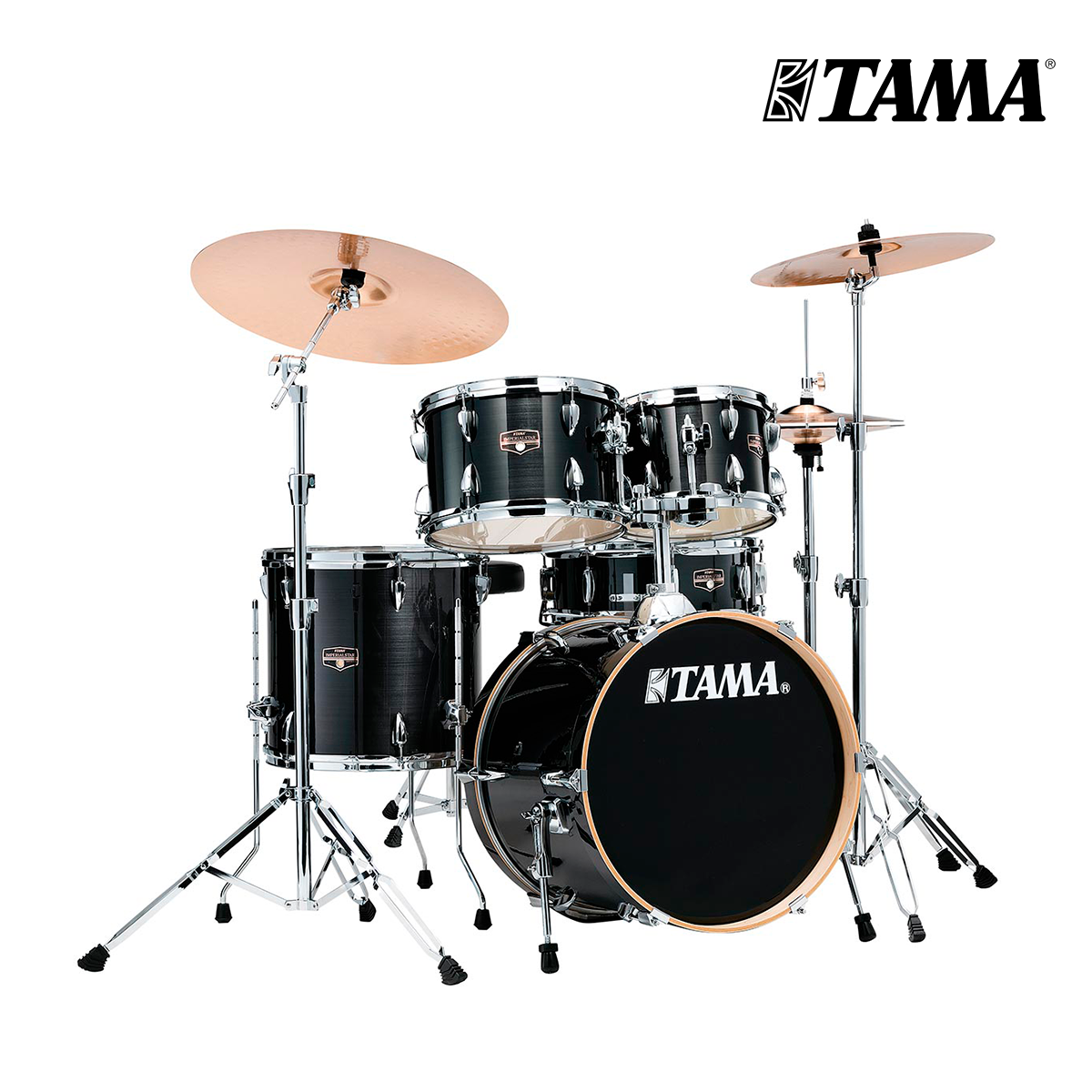 BATERIA TAMA IES2KH6W-HBK IMPERIALISTAR DE 5 PIEZAS NEGRO