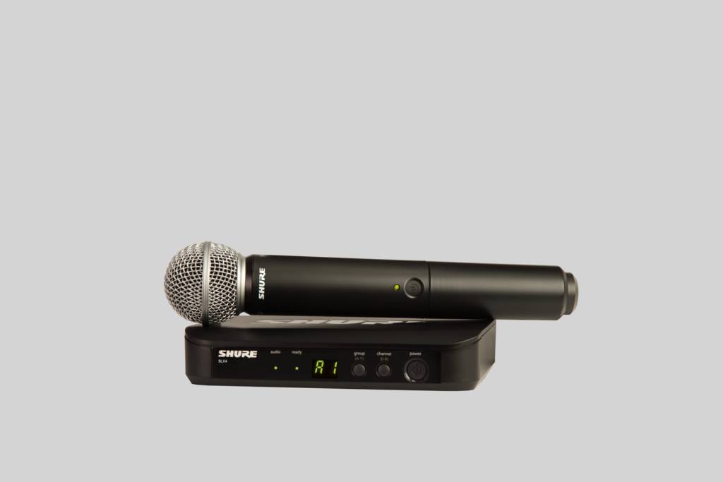 MICROFONO INALAMBRICO SHURE BLX24/SM58-J11
