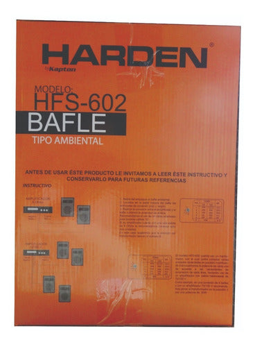 JGO DE BOCINAS 6.5" INTERPERIE HARDE HFS-602