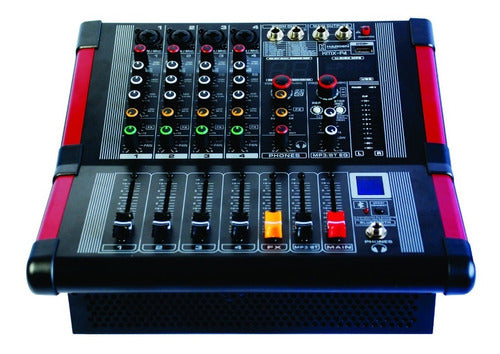 MIXER 4CH 170X170W USB/MP3/BLUETOOTH MOD.KMX P4