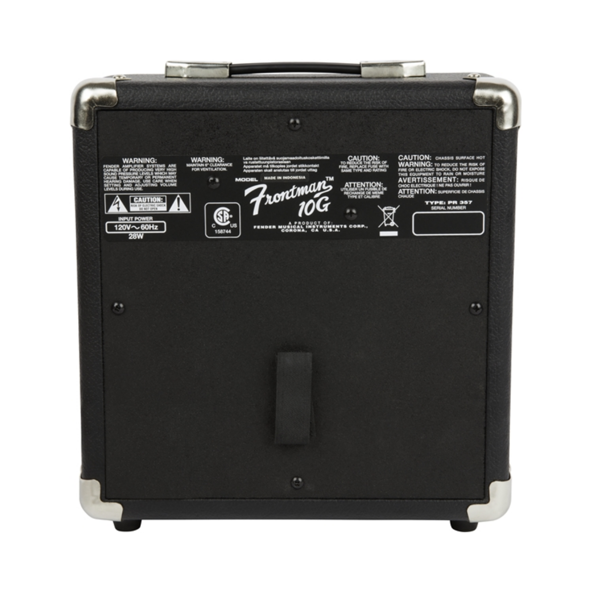 COMBO FENDER 10G 120V FRONTMAN 10G 120V