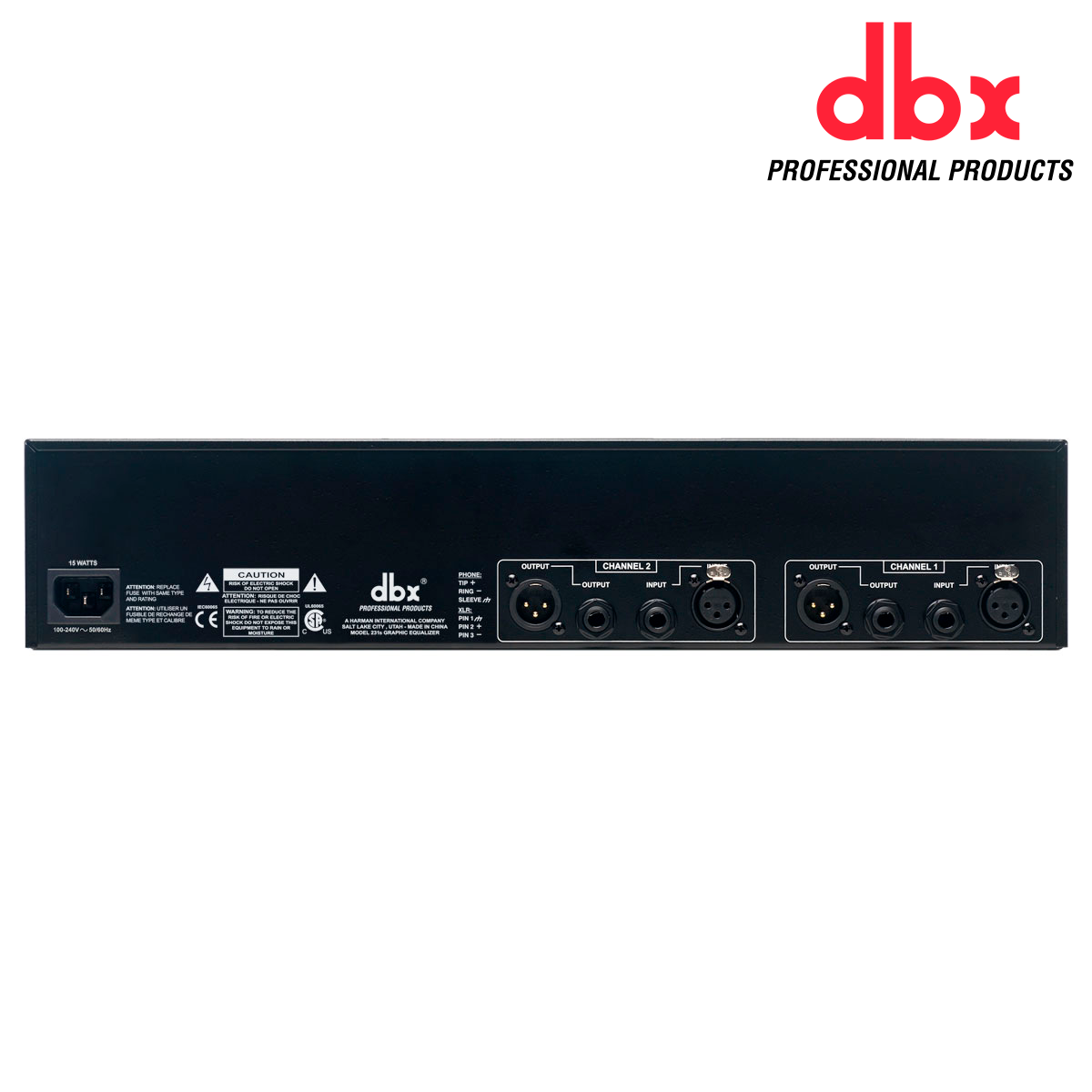 ECUALIZADOR STEREO DE 31 BANDAS XCA DBXI 231S