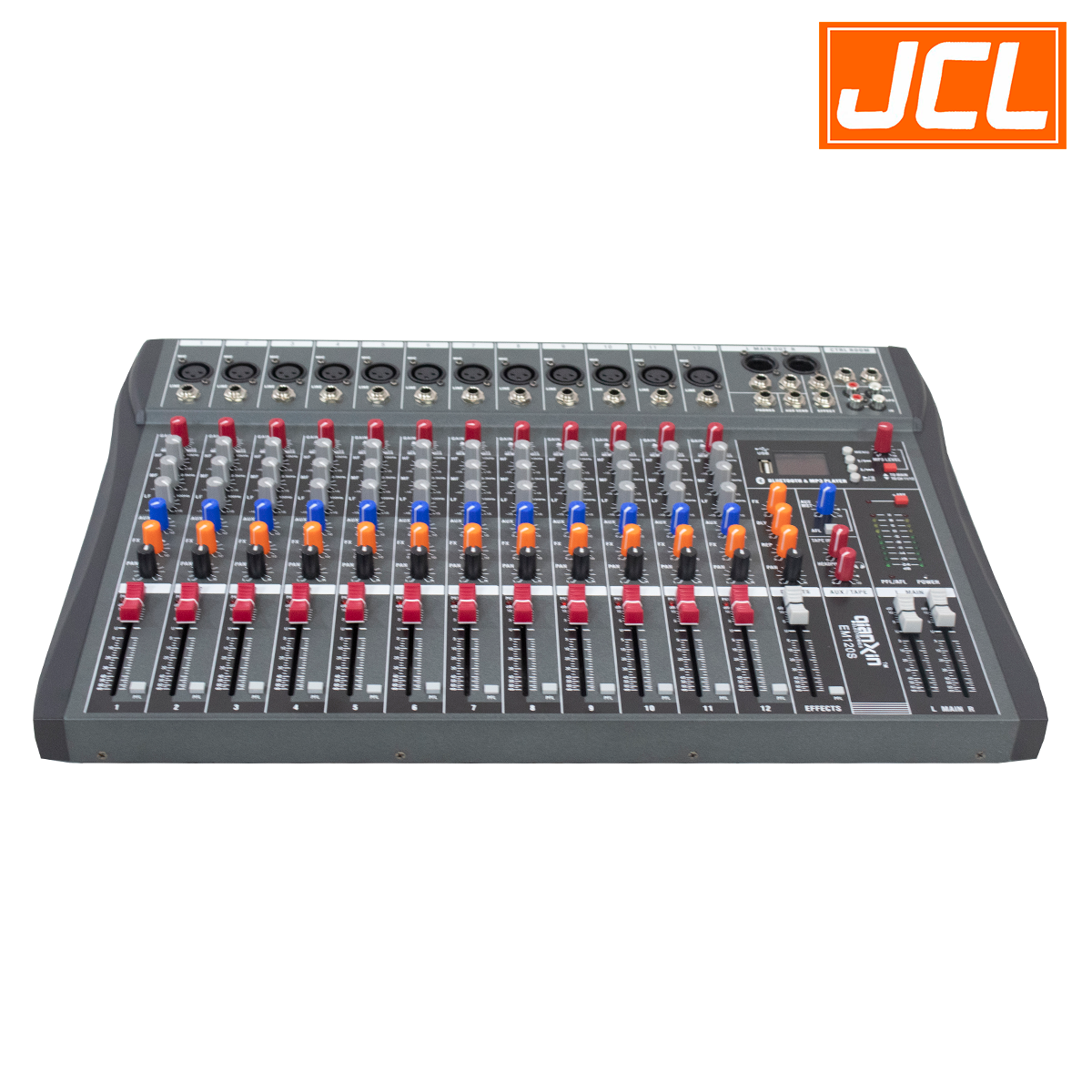 MEZCLADORA 8 CH EM120S REP MP3 BLUETHOOTH AC 127V