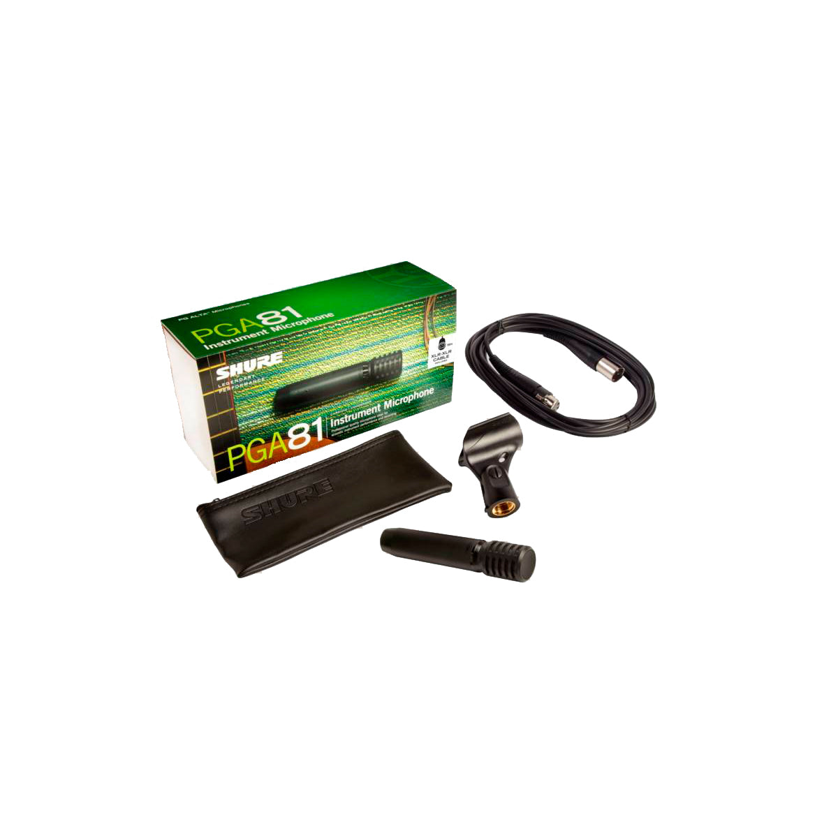 MICROFONO BOBINA MOVIL CON CABLE SHURE PGA81-XLR