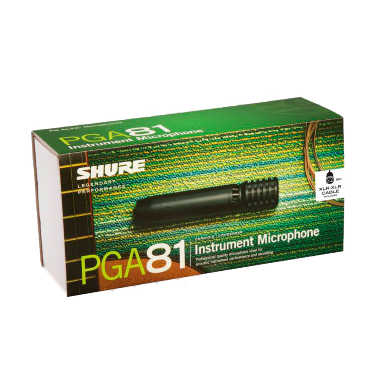 MICROFONO BOBINA MOVIL CON CABLE SHURE PGA81-XLR