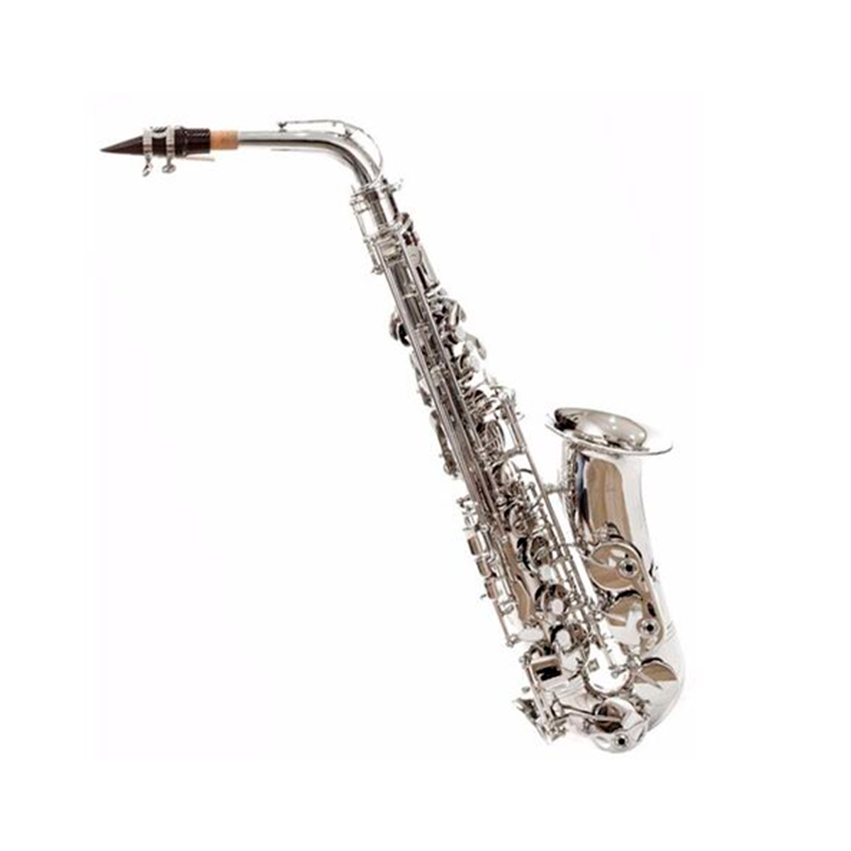 SAXOFON ALTO NIQUELADO SILVERTONE SLSX010