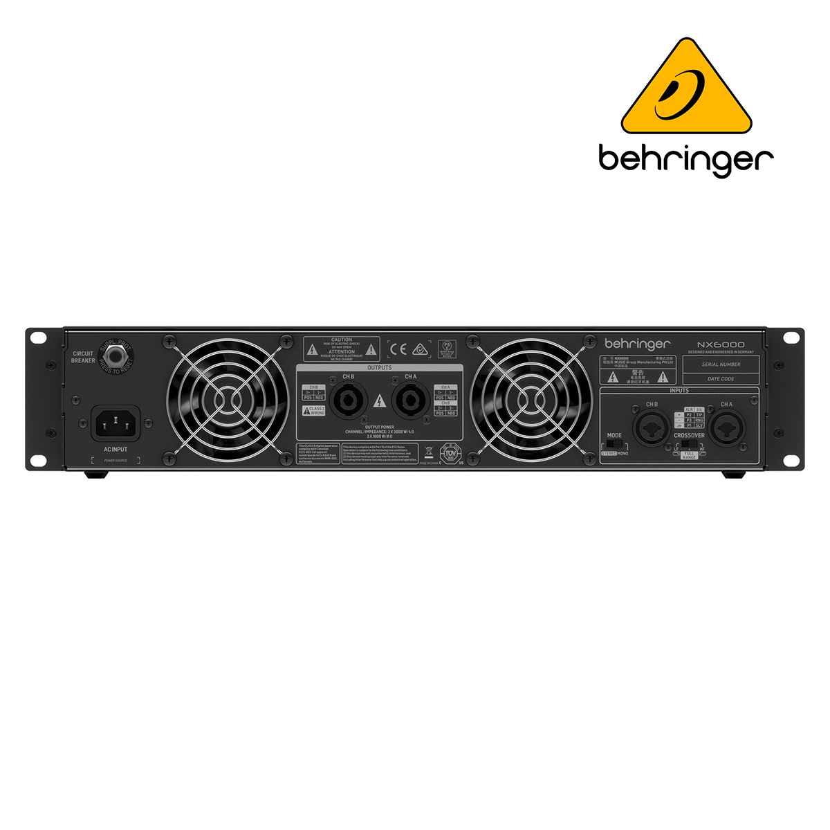 AMPLIFICADOR BEHRINGER PODER NX6000