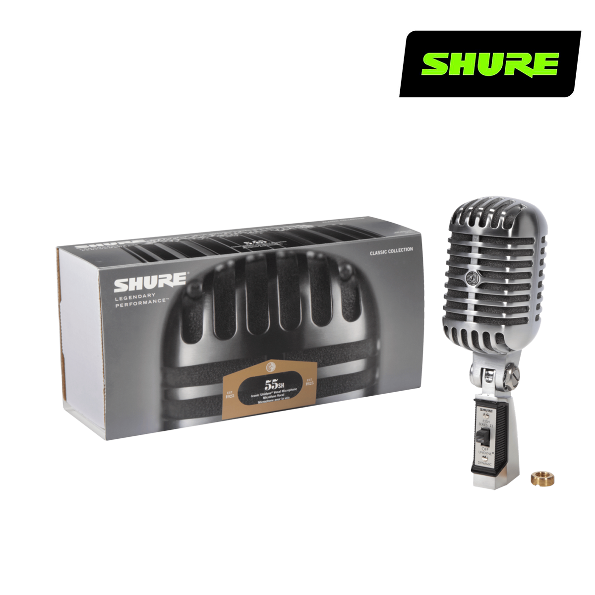 MICROFONO DINAMICO BAJA VOCAL SHURE 55SH-SII