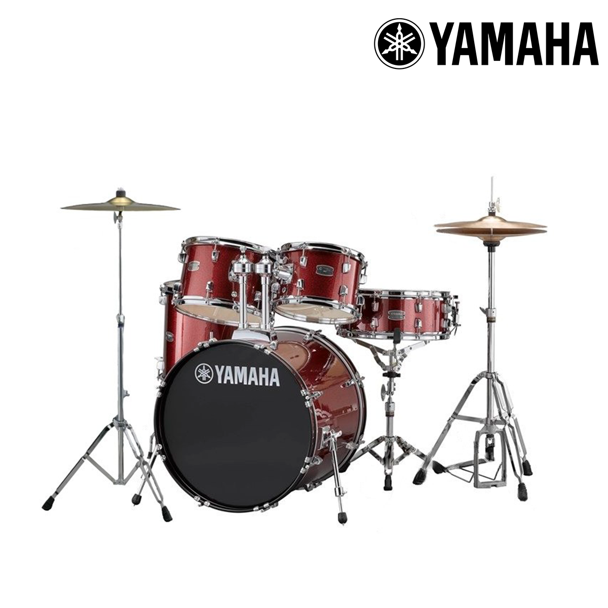 BATERIA RYDEEN BURGUNDY GLITTER JRDP2F5BGGCYMST