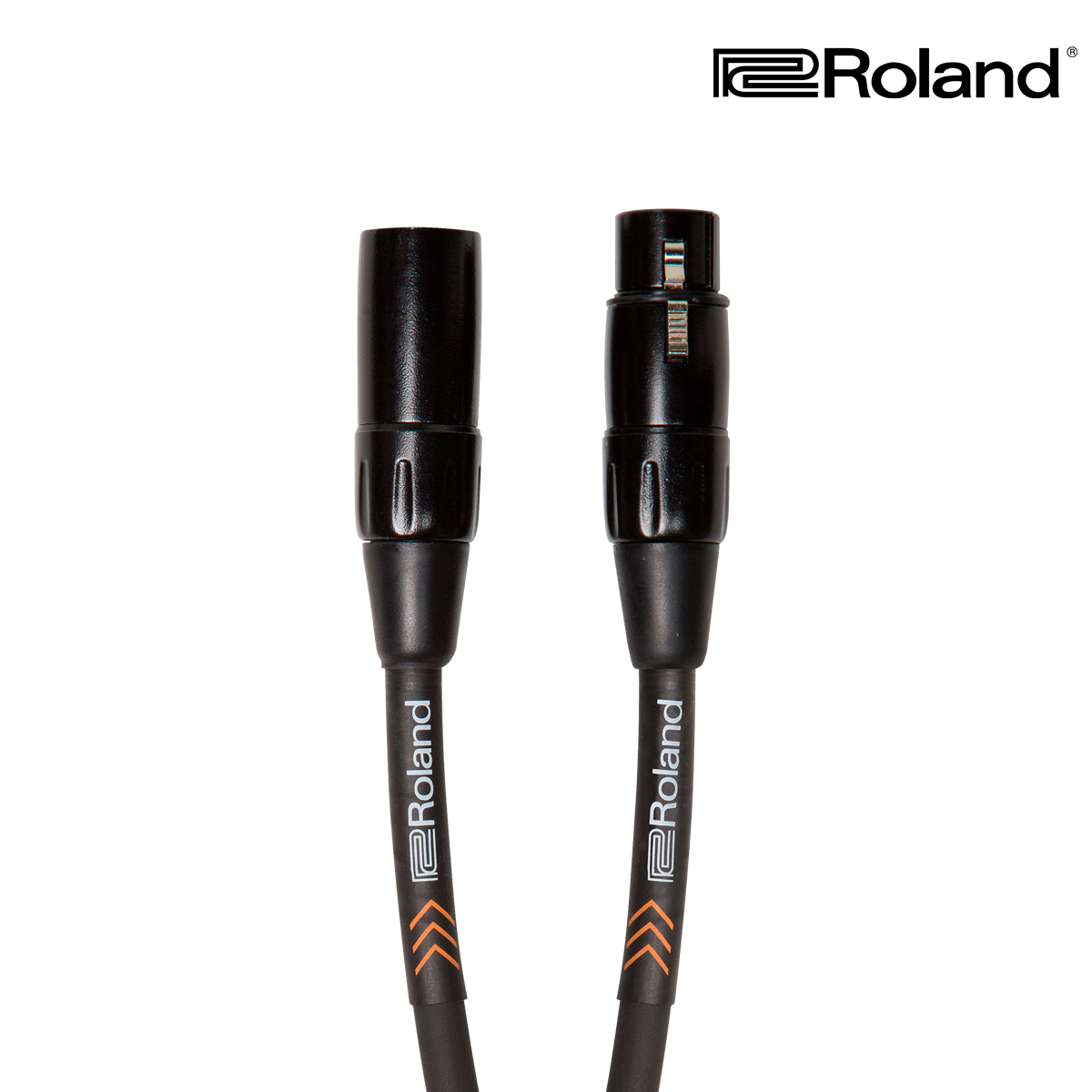 CABLE ROLAND SERIE BLACK MICROFONO BAJA IMPEDANCIA XLR MACHO - XLR HEMBRA 4.5 MTS RMC-B15
