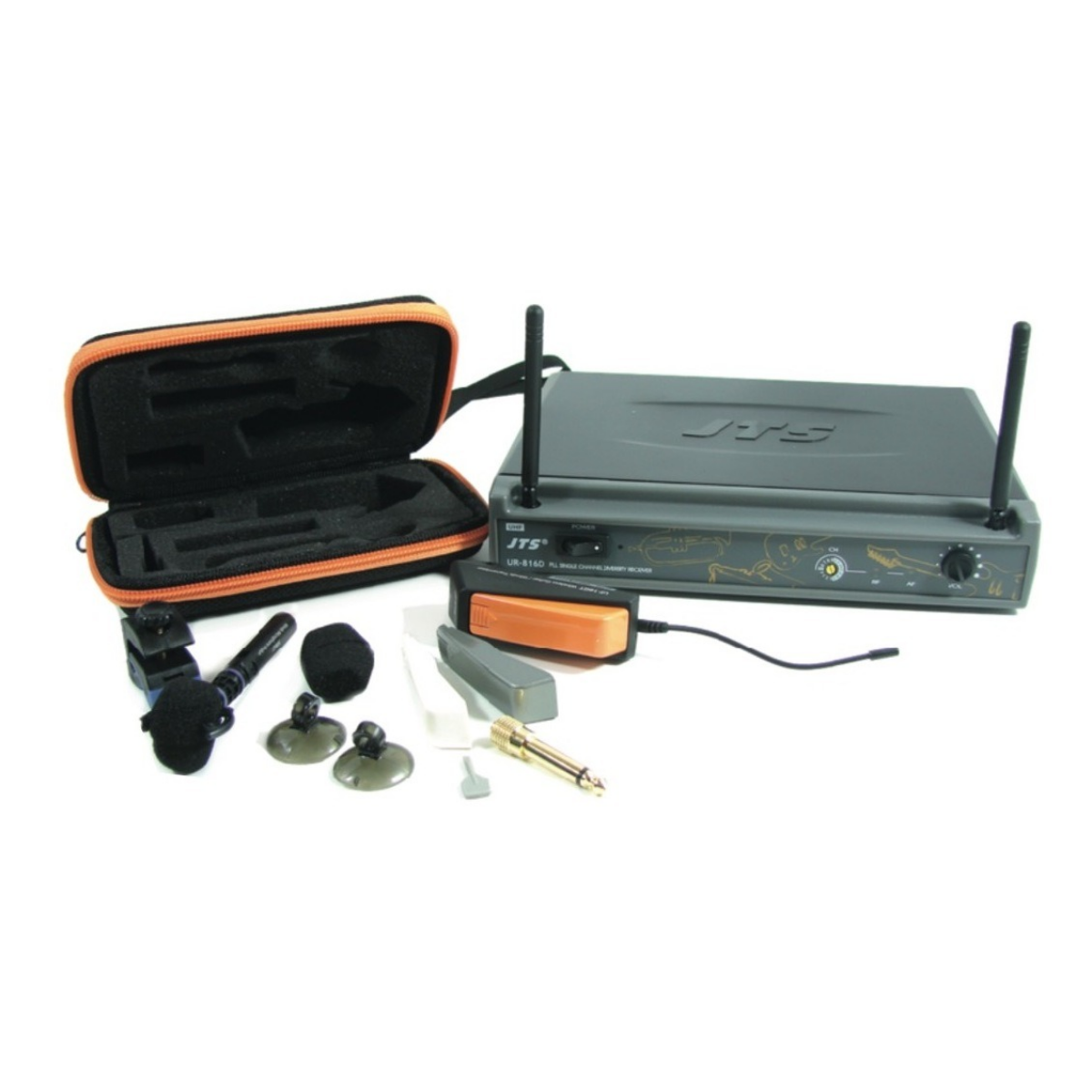 UR816DUT16 SISTEMA INALAMBRICO JTS UHF P/GUIT.BAJO O INST. DE VIENTO