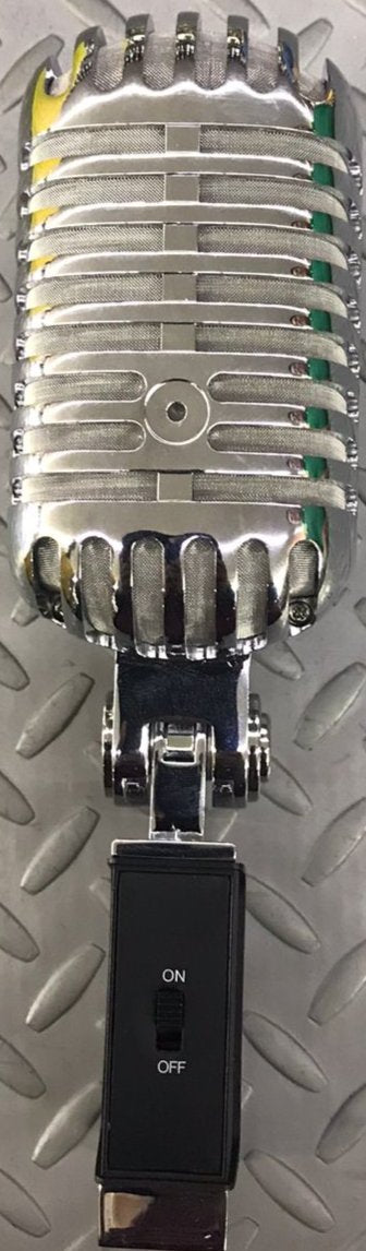 MICROFONO METALICO UNIDIRECCIONAL BAJA IMP
