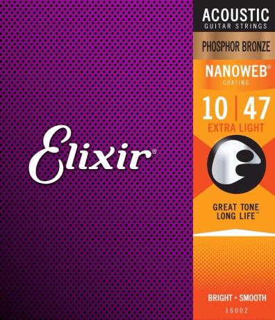 ACOUST PHOSP BRZ NANOWBCOAT, EXT LIGHT (.010 - .047) ELIXIR