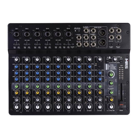 MEZCLADORA 14 CANALES CON DSP Y BLUETOOTH