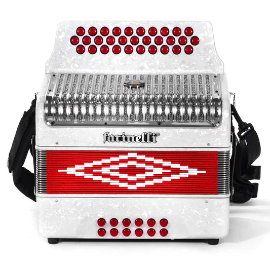 ACORDEON BOTONES FA BLANCO 3012 BR FARINELLI PREMIUM