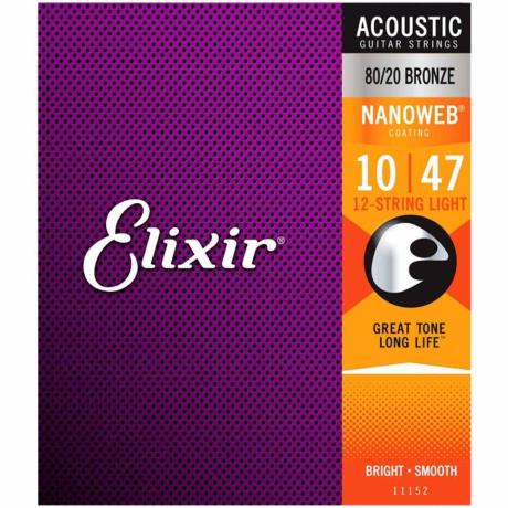 ENCORDADURA ELIXIR ACOUST 80/20 BRZ MAN0WB COAT,12-STR LIGH