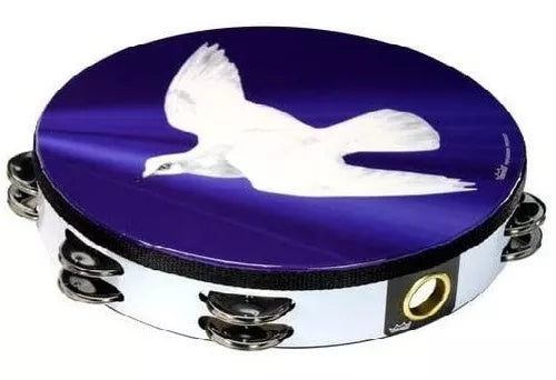 PANDERO DE 10" TIPO REMO PALOMA/ESP SANTO