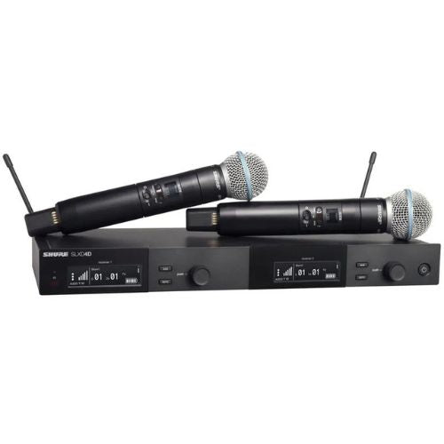 MICROFONO SHURE SLXD24D/B58-G58 DOBLE VOCAL