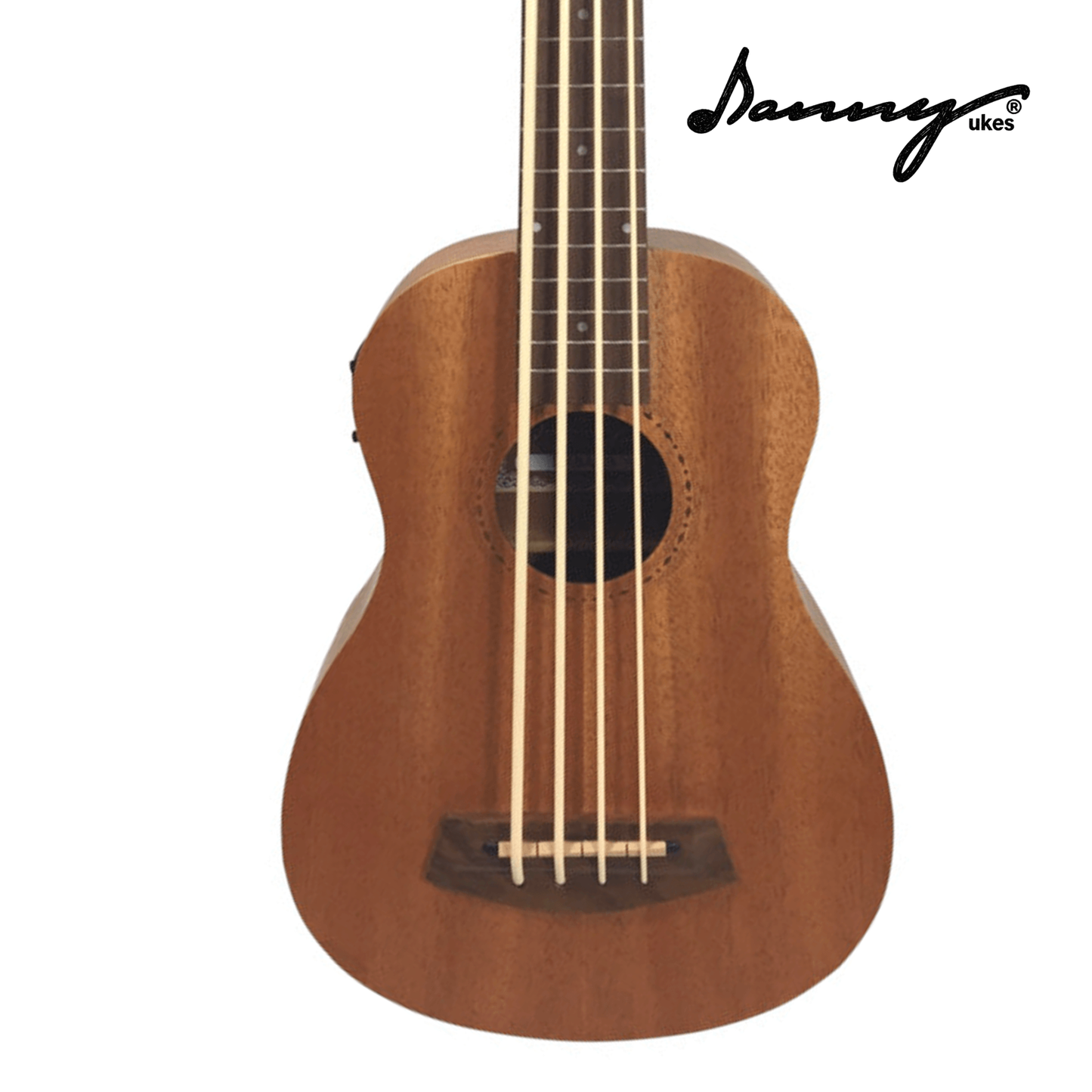 UKULELE-BAJO ELECTRO ACUSTICO CAOBA