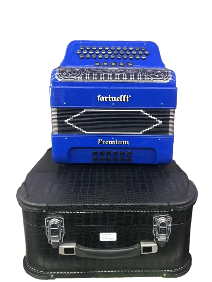 ACORDEON DE BOTONES FA AZUL 5 REGS FARINELLI PREMIUM