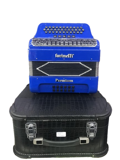 ACORDEON DE BOTONES FA AZUL 5 REGS FARINELLI PREMIUM